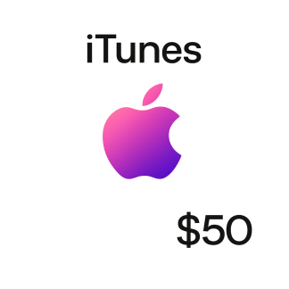 Apple iTunes 美国礼品卡 $50 USD 数字兑换码 Apple ID 充值
