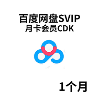 百度网盘SVIP月卡 1个月 CDK兑换码 商品图