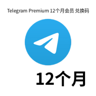 Telegram Premium 年卡 12个月 会员礼品卡 兑换码 商品图